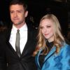 Amanda Seyfried et Justin Timberlake à l'avant-première de Time out à Londres, le 31 octobre 2011.