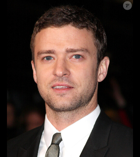 Justin Timberlake à l'avant-première de Time out à Londres, le 31 octobre 2011.