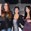 Les soeurs Kourtney, Khloe et Kim Kardashian  à Los Angeles, en septembre 2011