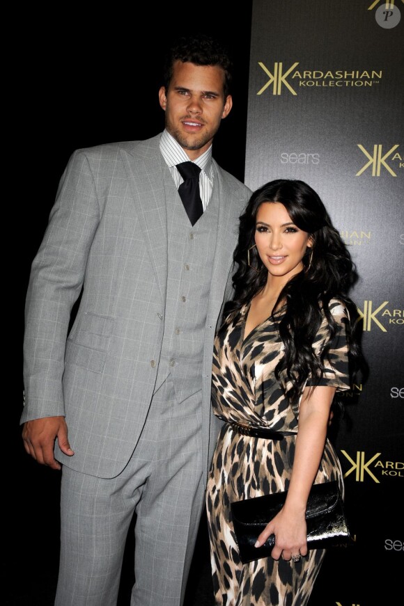 Kim Kardashian et Kris Humphries à Los Angeles, en août 2011.