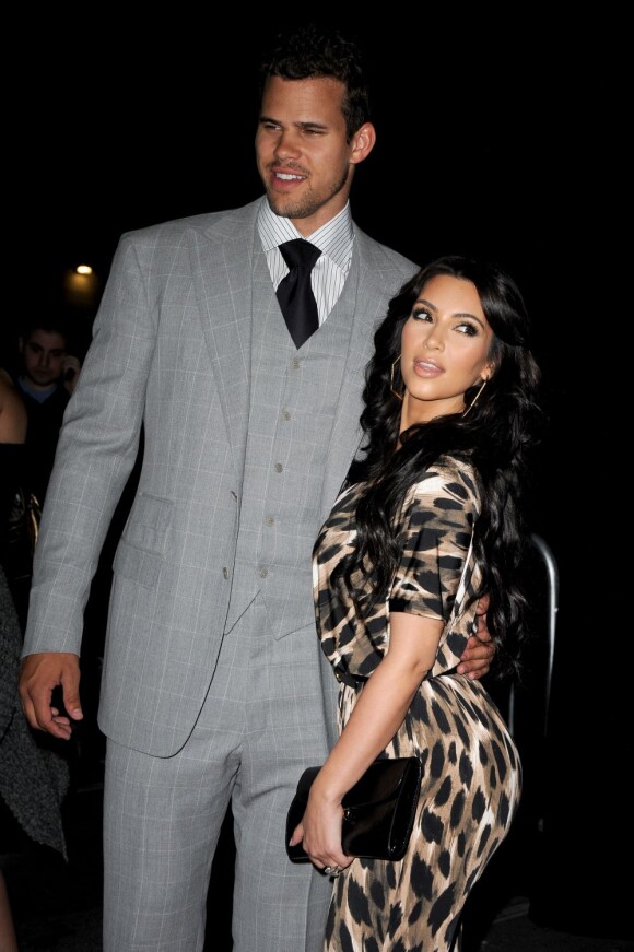Kim Kardashian et Kris Humphries à Los Angeles, en août 2011.