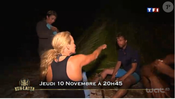 Florence attaque Martin dans Koh Lanta 11, jeudi 10 novembre 2011 sur TF1