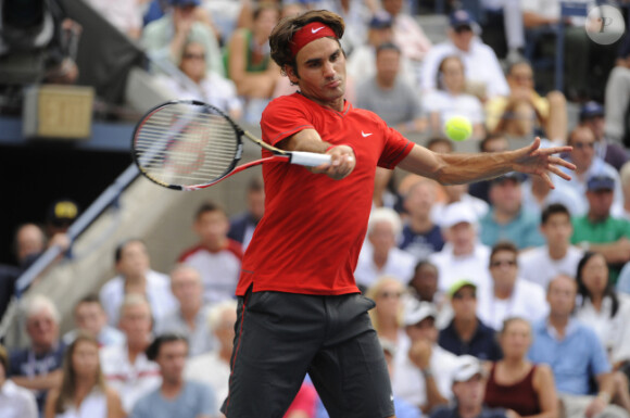 Roger Federer le 10 septembre 2011 lors de l'US Open de New York