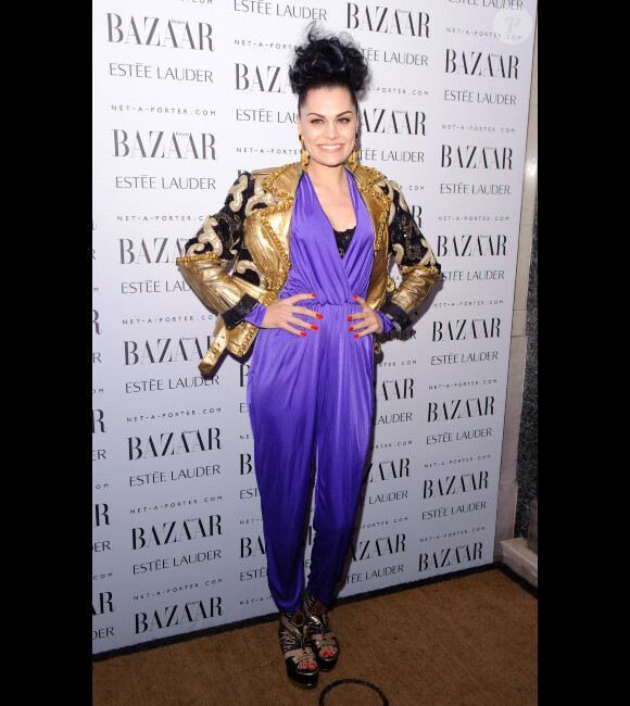Jessie J lors de la soirée Harper's Bazaar à Londres, le 7 novembre 2011
