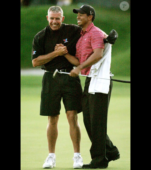 Tiger Woods et Steve Williams le 29 mars 2009 à Orlando