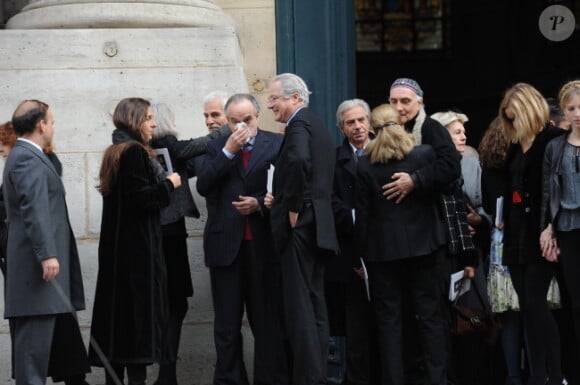 Les obsèques de Loulou de la Falaise, jeudi 10 novembre 2011, à l'église Saint-Roch à Paris
