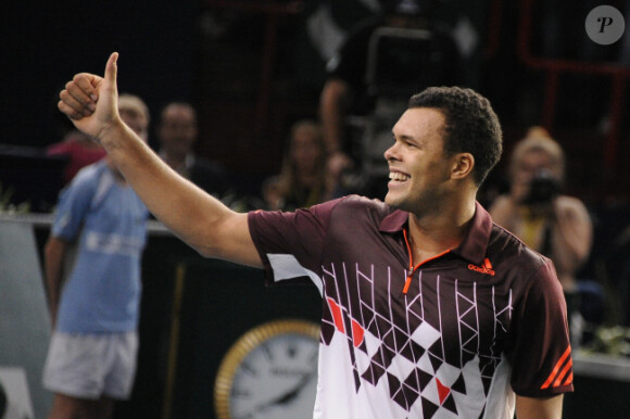 Jo-Wilfried Tsonga le 12 novembre 2011 à Paris lors du Masters 1000 de Paris Bercy