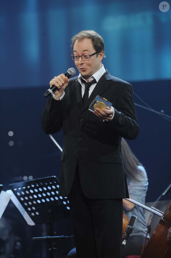 Guillaume Connesson honoré lors des Grands prix de la Sacem, au Casino de Paris, le 14 novembre 2011.