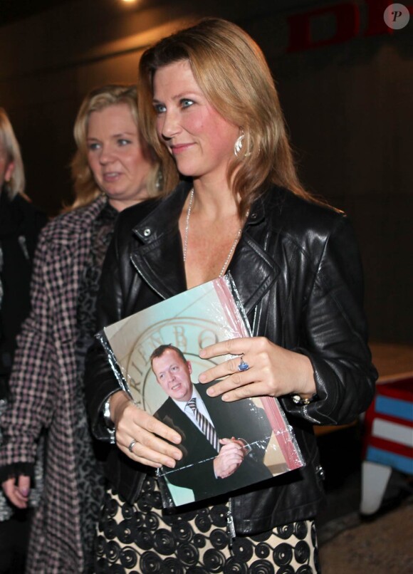 La princesse Märtha-Louise le 7 novembre 2011 à Copenhague pour promouvoir son livre Meet your guardian angel.