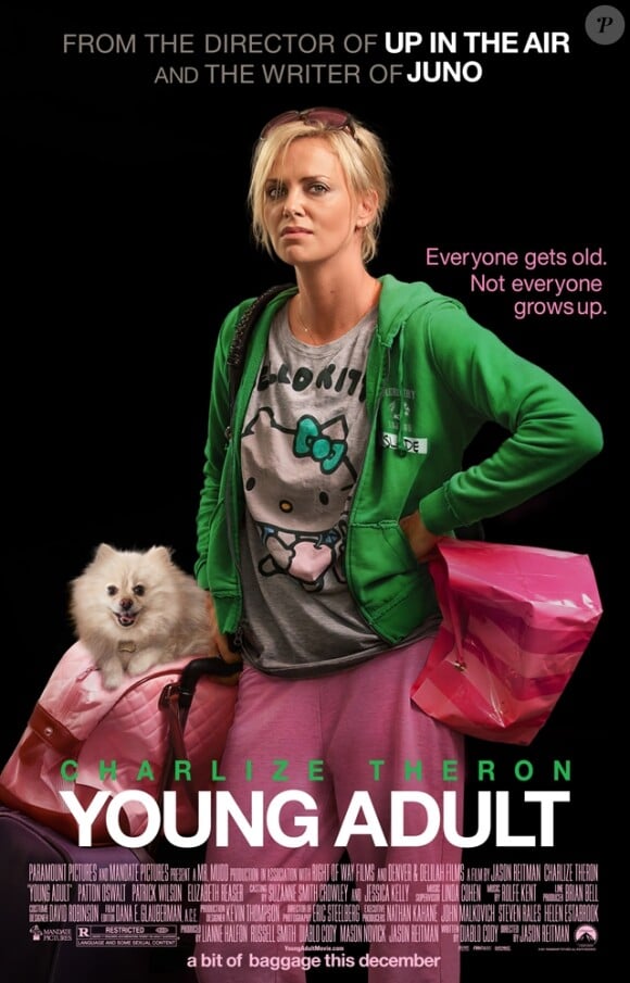 Charlize Theron sur l'affiche de Young Adult.