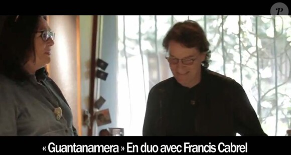 Francis Cabrel chante avec Nana Mouskouri pour son album Rendez-vous attendu le 21 novembre 2011.