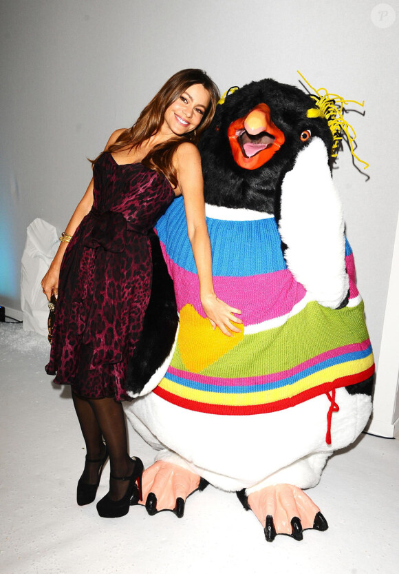 La féline Sofia Vergara à l'avant-première de Happy Feet 2 à Londres, le 20 novembre 2011