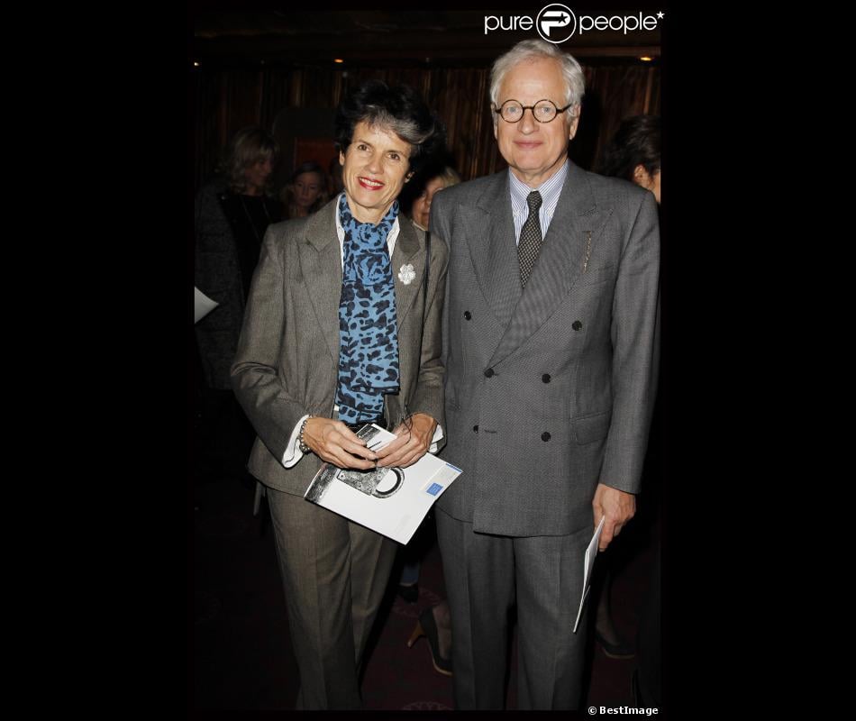 Valérie Anne Giscard d'Estaing et Bernard Fixot lors de l'avantpremière du film The Lady à Valérie Anne Giscard d'Estaing et Bernard Fixot lors de l'avantpremière du film The Lady à