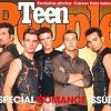Le boysband star des États-Unis, les 'N Sync, en une du magazine Teen People de février 1999.