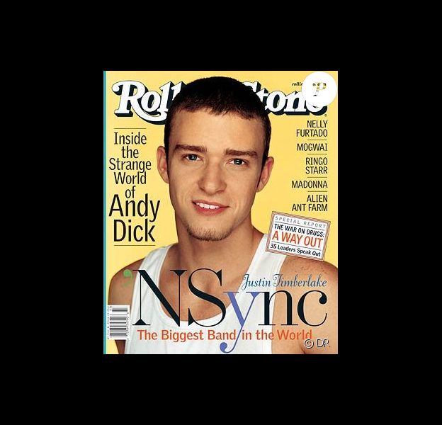 Août 2001 : Justin Timberlake pose en Une de Rolling Stone.