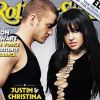Justin Timberlake et Christina Aguilera flirtent dangereusement sous les yeux du Rolling Stone. Juin 2003.
