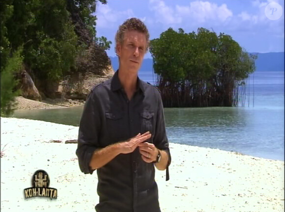 Denis Brogniart dans Koh Lanta 11, vendredi 25 novembre 2011, sur TF1