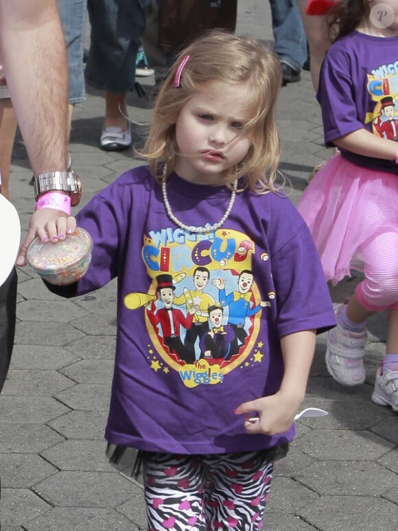 La petite Danielynn, fille d'Anna Nicole Smith, en août 2010 à Los Angeles