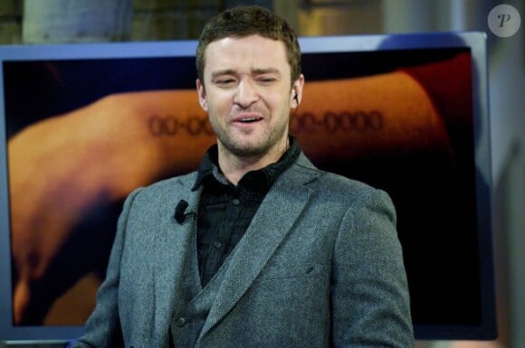 Justin Timberlake dans l'émission El Hormiguero, diffusée le 28  novembre 2011.