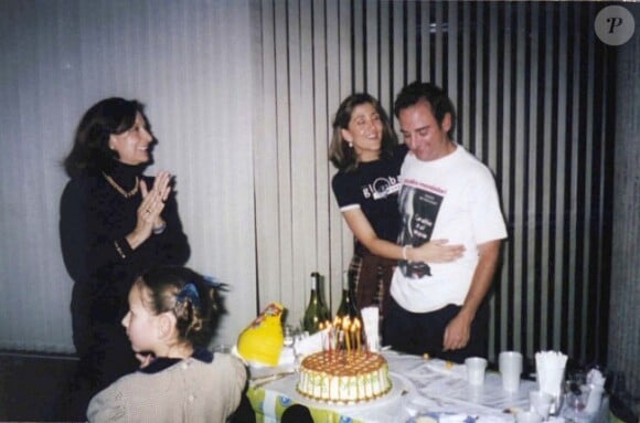 Juan Carlos Lecompte et sa femme à l'époque Ingrid Betancourt en famille en 2001