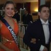 Les prétendantes au titre de Miss France 2012 s'offrent une soirée lors de leur visite à l'école de la marine nationale à Brest en décembre 2011