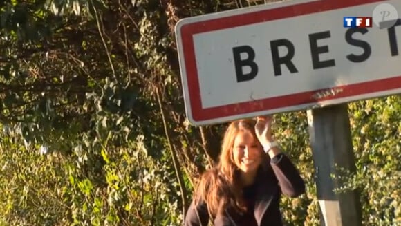Laury Thilleman, Miss France 2011, est de retour dans sa Brest natale et cela lui fait plaisir