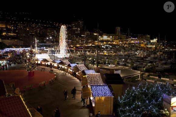 Ouverture du Marché de Noël de Monaco, le 5 décembre 2011.