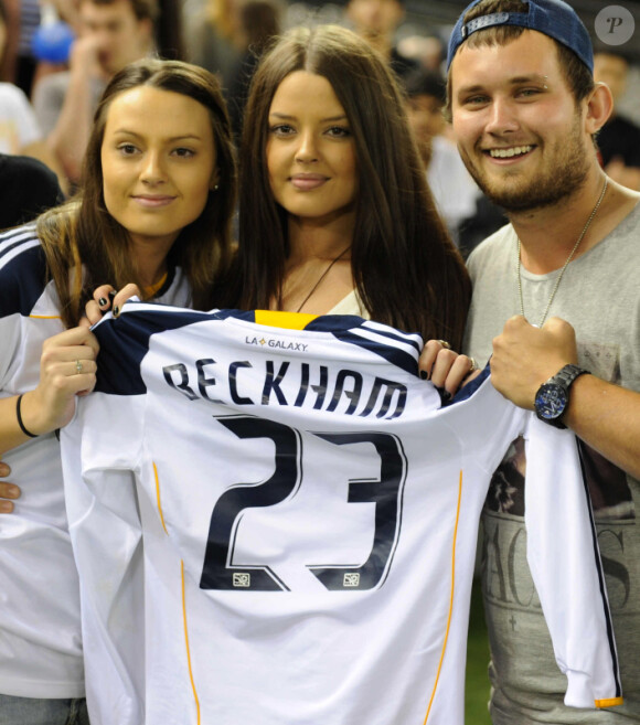 Les fans australiens sont venius admirer David Beckham le 6 décembre 2011 à Melbourne