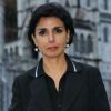 Rachida Dati devant la basilique à Lourdes le 2 décembre 2011