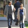 Jennifer Garner et Ben Affleck le 9 décembre 2011 sortant d'une réunion de professeurs pour le fille Violet à Brentwood (Californie)