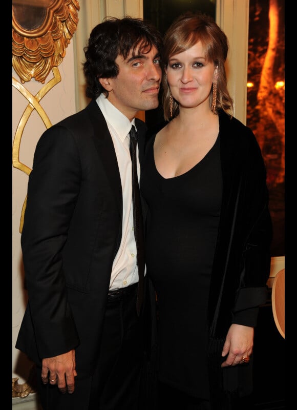 Carlo Ponti Jr. et sa femme lors du dîner organisé en hommage à Carlo Ponti, à Rome en Italie, le 12 décembre 2011