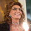 Sophia Loren lors du dîner organisé en hommage à Carlo Ponti, à Rome en Italie, le 12 décembre 2011