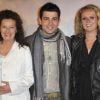 Anne Jousset, Jimmy Chatras et Aurore Auteuil lors de l'avant-première de La Fille du puisatier à Paris le 14 avril 2011.