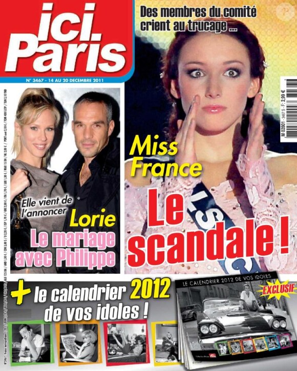 Le magazine Ici Paris du mercredi 14 décembre 2011.