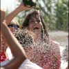 La mythique plage de la Voile Rouge recevait Cindy Crawford et son mari Rande Gerber en 2005