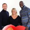 Valérie Damidot avec Omar et Fred.