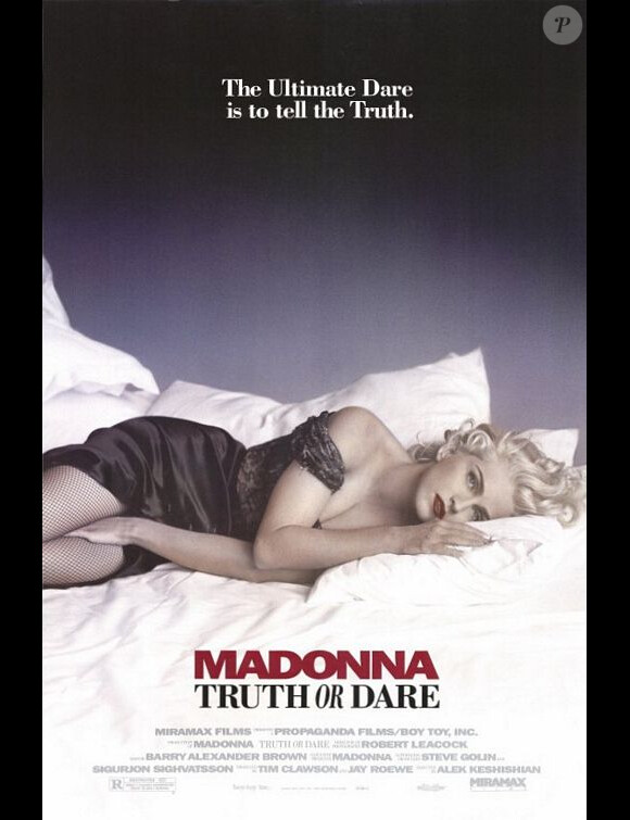 Truth Or Dare, le documentaire sur Madonna sorti en 1991, est également connu sous le nom In Bed With Madonna.