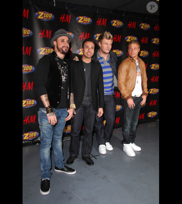 Les Backstreet Boys en décembre 2007 à New York