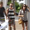 Tom Felton à Miami en vacances avec sa petite Jade Olivia le 28 décembre 2011