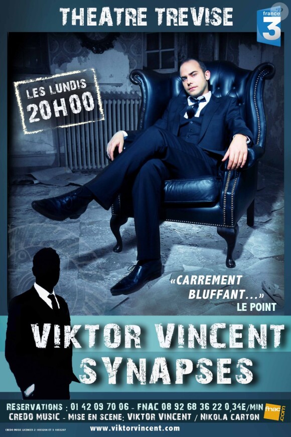 L'affiche du spectacle de Viktor Vincent