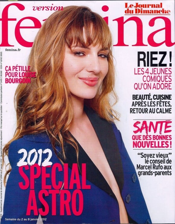 Louise Bourgoin en couverture de Version Fémina, 1er janvier 2012