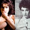 Lindsay Lohan (Inferno) et Elizabeth Taylor (1954, archives).