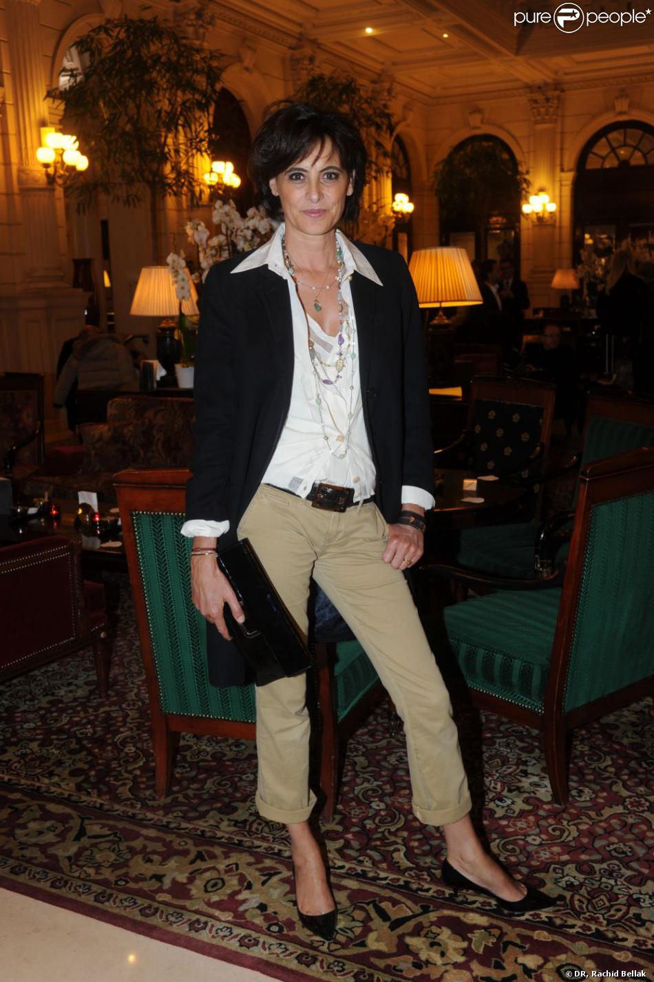 Inès de la Fressange lors du gala mécénat chirurgie cardiaque au grand Hôtel à Paris, le 9