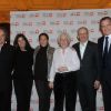 Photo de groupe lors du gala mécénat chirurgie cardiaque au grand Hôtel à Paris, le 9 janvier 2012