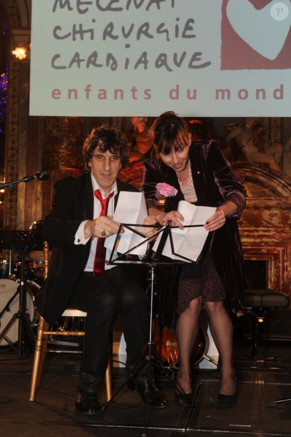 lors du gala mécénat chirurgie cardiaque au grand Hôtel à Paris, le 9 janvier 2012
