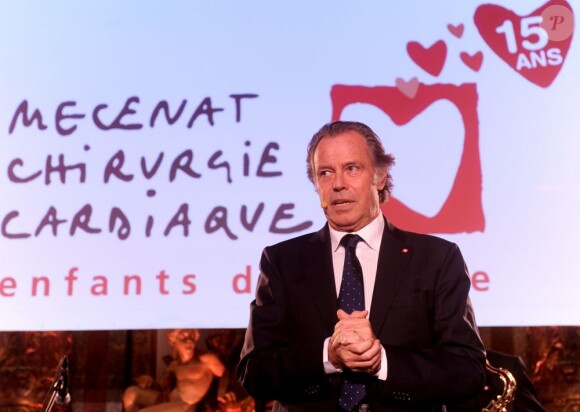 Michel Leeb lors du gala mécénat chirurgie cardiaque au grand Hôtel à Paris, le 9 janvier 2012