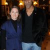 Satya Oblet et sa femme lors du gala mécénat chirurgie cardiaque au grand Hôtel à Paris, le 9 janvier 2012