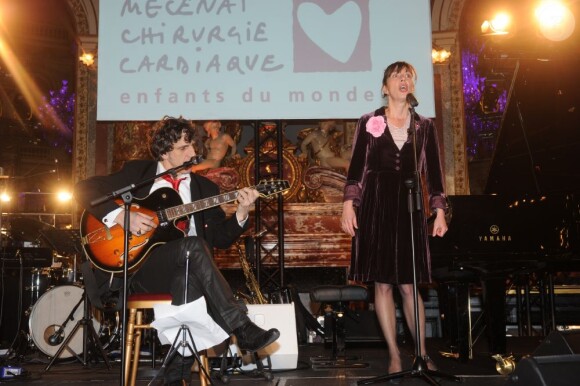 lors du gala mécénat chirurgie cardiaque au grand Hôtel à Paris, le 9 janvier 2012