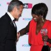 George Clooney et Viola Davis au Critics' Choice Awards, à Los Angeles le 12 janvier 2012.