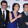 Michel Hazanavicius, Bérénice Bejo, Jean Dujardin, Thomas Langmann et Ludovic Bource au Critics' Choice Awards, à Los Angeles le 12 janvier 2012.